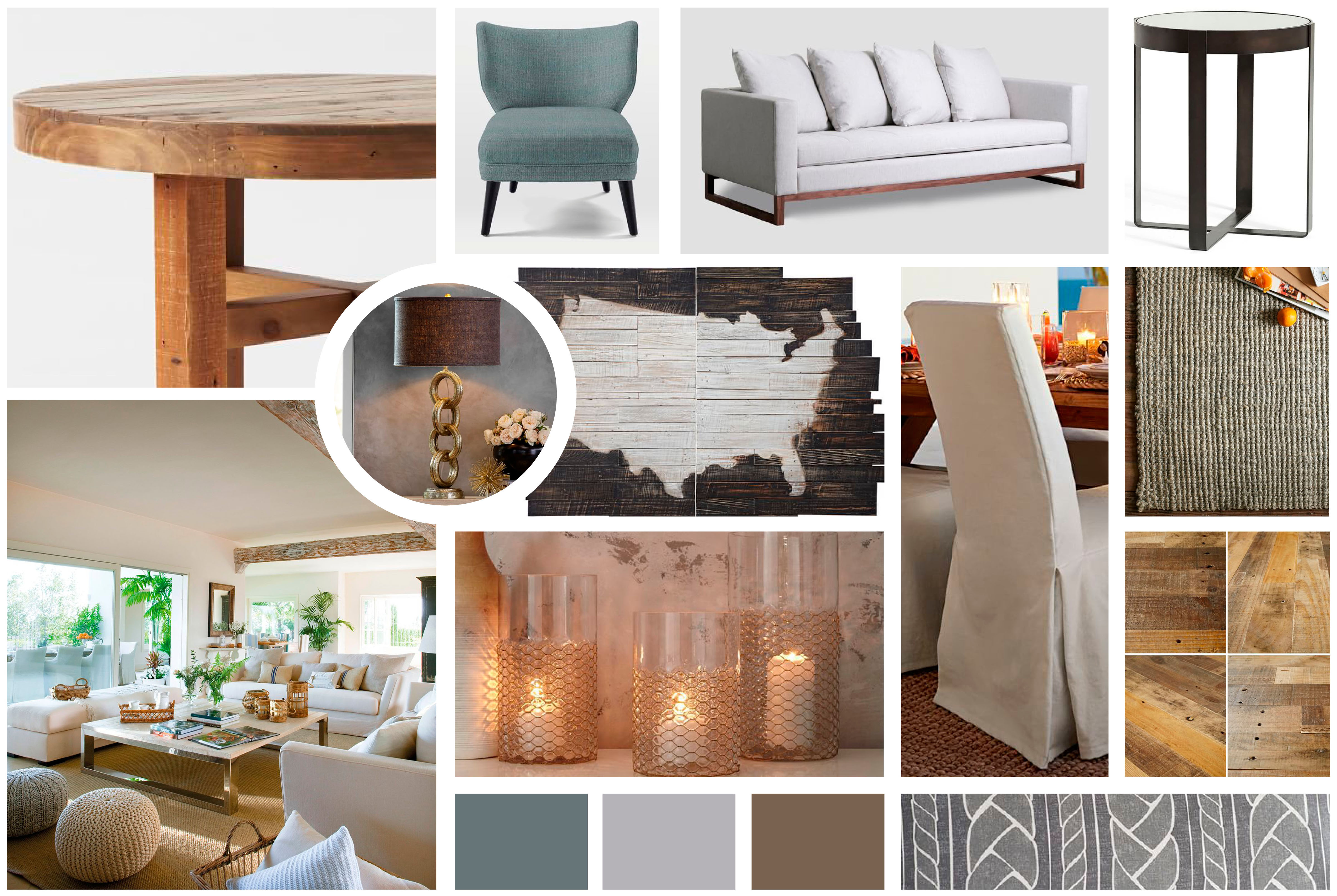 Modern Rustic Living Room – JLM Designs